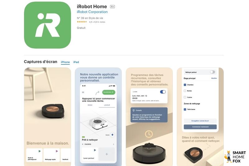 application irobot home